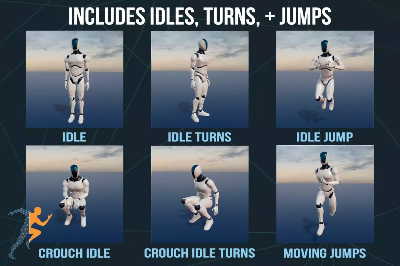 Omni Animation - Core Locomotion Pack📱 - изображение 4